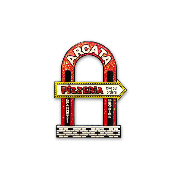 Arcata Pizza Enamel Pin