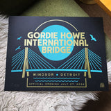Gordie Howe International Bridge Limited Edition Screenprint