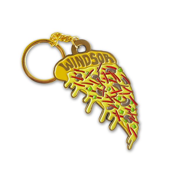 Pizza keychain on sale