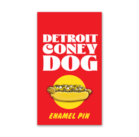 Detroit Coney Dog Enamel Pin