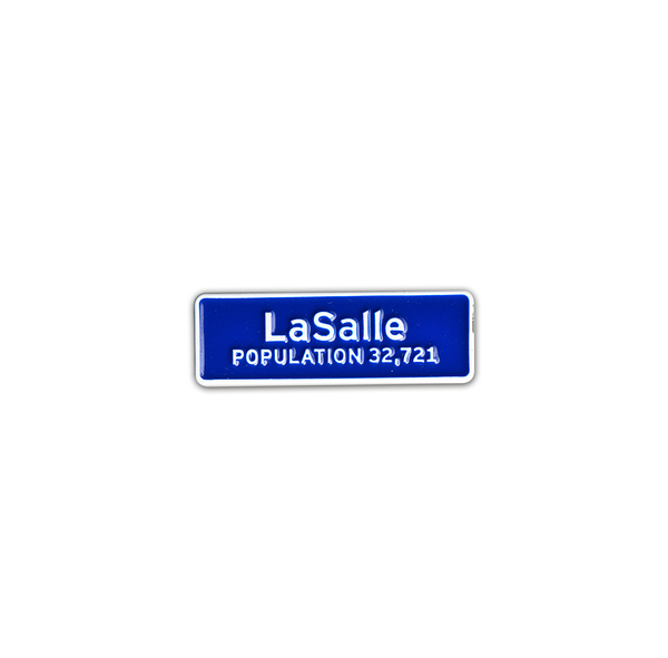 LaSalle Sign Enamel Pin