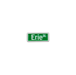 Erie St. Enamel Pin