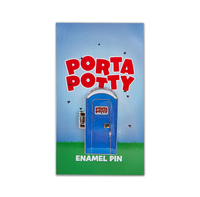 Porta Potty Enamel Pin
