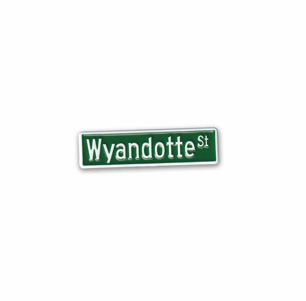 Wyandotte St. Enamel Pin