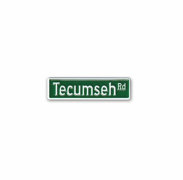 Tecumseh Rd. Enamel Pin