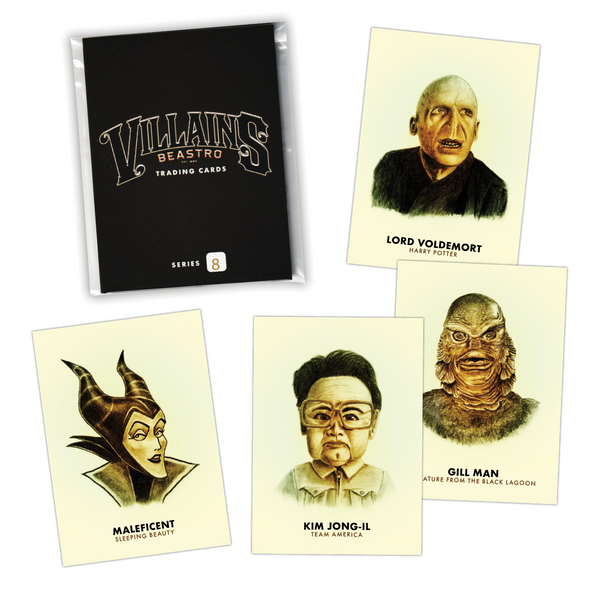 Villains Beastro Series 8 Trading Cards