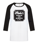 Coach & Horses Baseball Tee