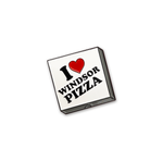 I ♥ Windsor Pizza Enamel Pin or Magnet