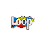 The Loop Sign Enamel Pin or Magnet