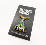Lazares Furs Sign Enamel Pin or Magnet