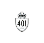 Highway 401 Enamel Pin or Magnet