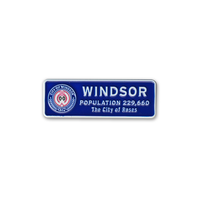 Windsor Sign Enamel Pin or Magnet