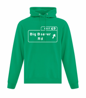 Big Beaver Rd Hooded Sweatshirt
