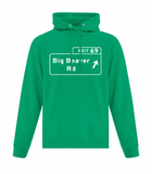 Big Beaver Rd Hooded Sweatshirt