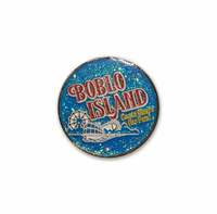 Boblo Island Enamel Magnet
