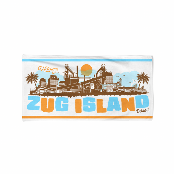 Zug Island Beach Towel
