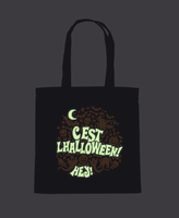 C'est L'Halloween Glow in the Dark Tote Bag