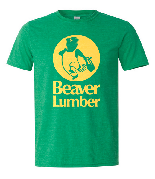 Beaver Lumber Softstyle Heather Green T-Shirt