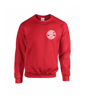 Wheels Men's Embroidered Crewneck Sweater