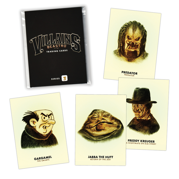 Villains Beastro Series 3 Trading Cards