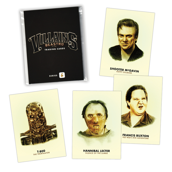 Villains Beastro Series 6 Trading Cards